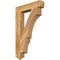 Ekena Millwork Balboa Arts & Crafts Rough Sawn Bracket, Western Red Cedar, 4"W x 22"D x 34"H BKT04X22X34BOA03RWR - alternate 1